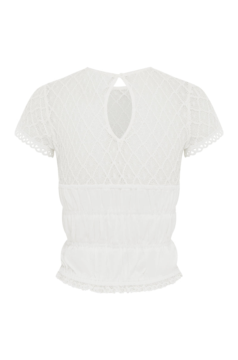 Faye Top | White