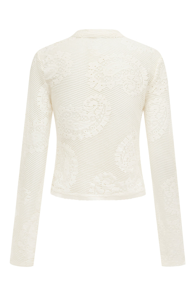 Dom Top | White Lace
