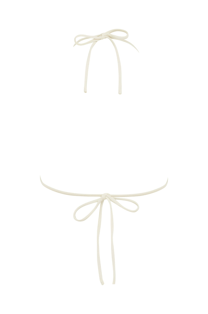 Juni Bikini Top | Cream Stripe