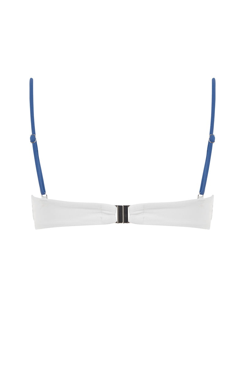 Jeanie Bikini Top | White