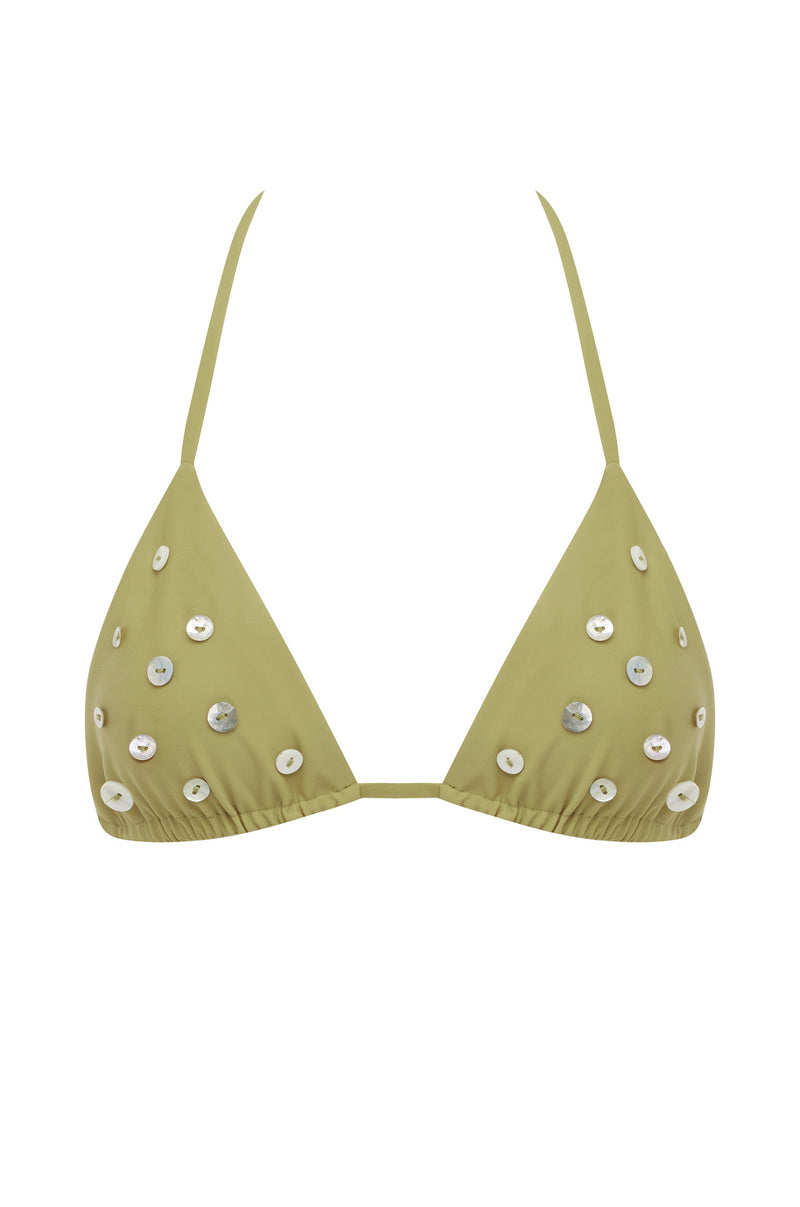 Billie Bikini Top | Moss