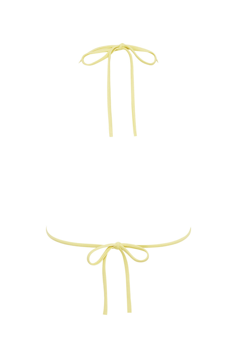 Billie Bikini Top | Yellow