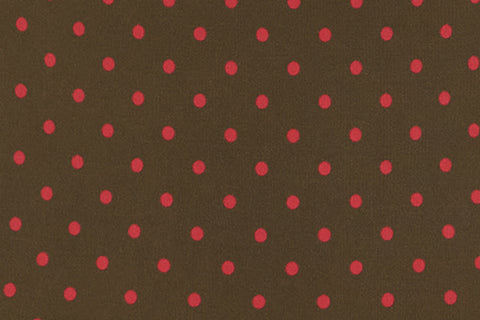 Billie Dress | Brown Polka Dot