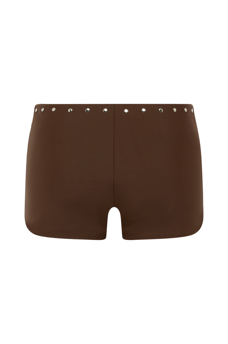 Birdie Swim Shorts | Chocolate
