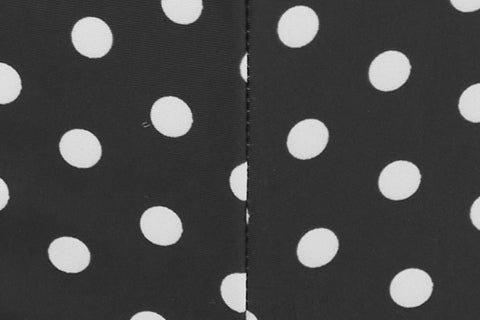 Blake Swim Shorts | Black / White Polka Dot