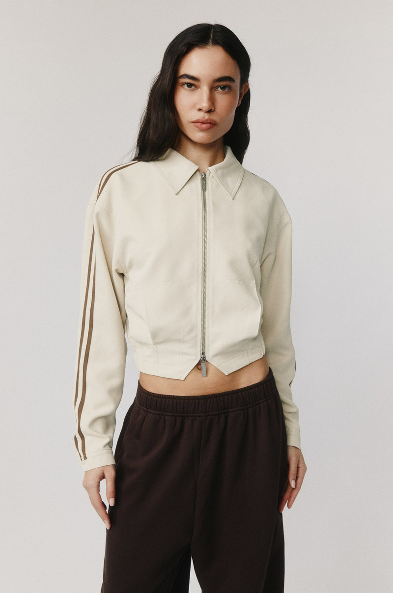 Fred Jacket | Brown Stripe