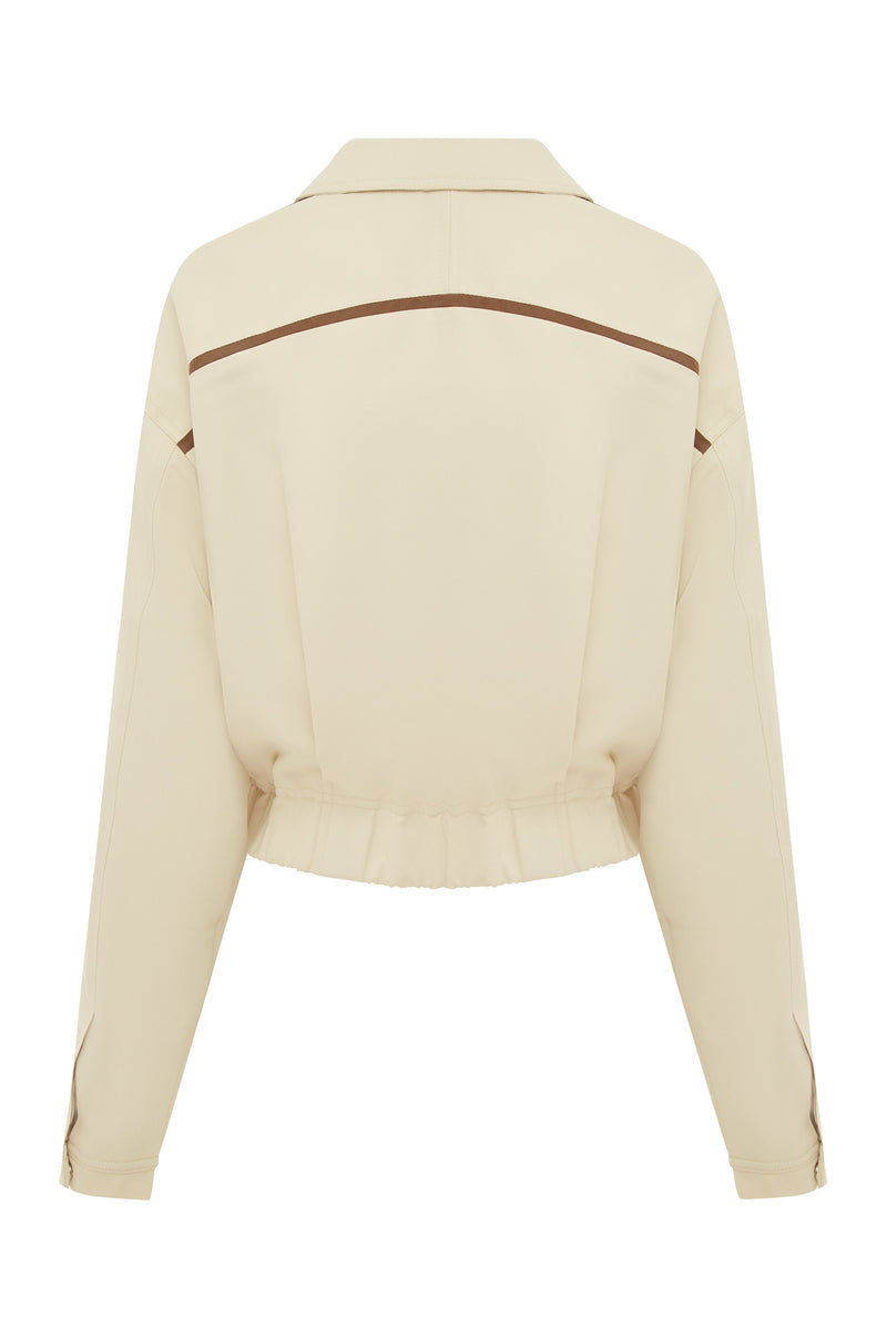 Fred Jacket | Brown Stripe