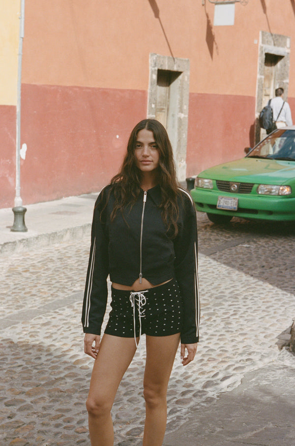 Fred Jacket | Cream Stripe