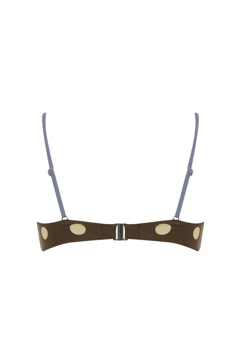 Jeanie Bikini Top | Layla Big Dot