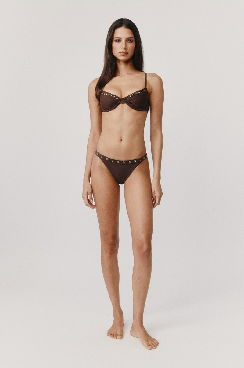 Julia Bikini Bottom | Chocolate