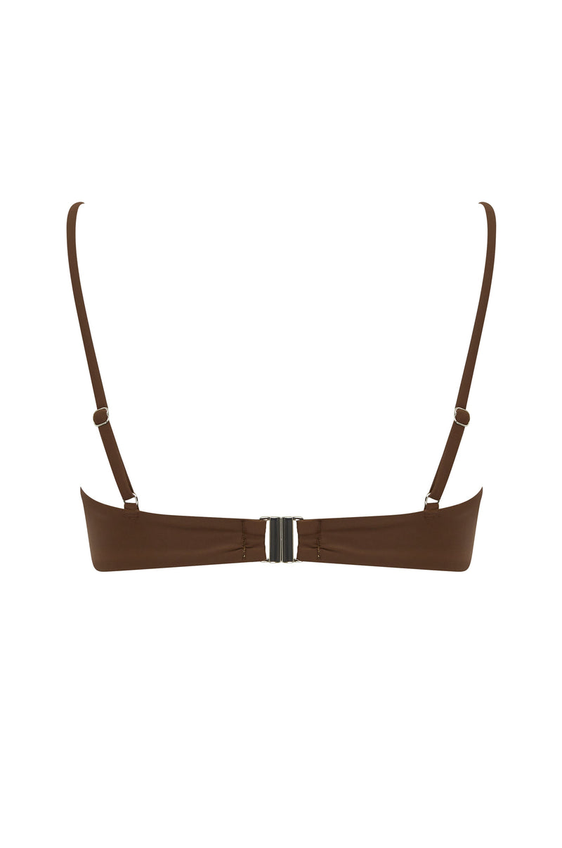 Julia Bikini Top | Chocolate