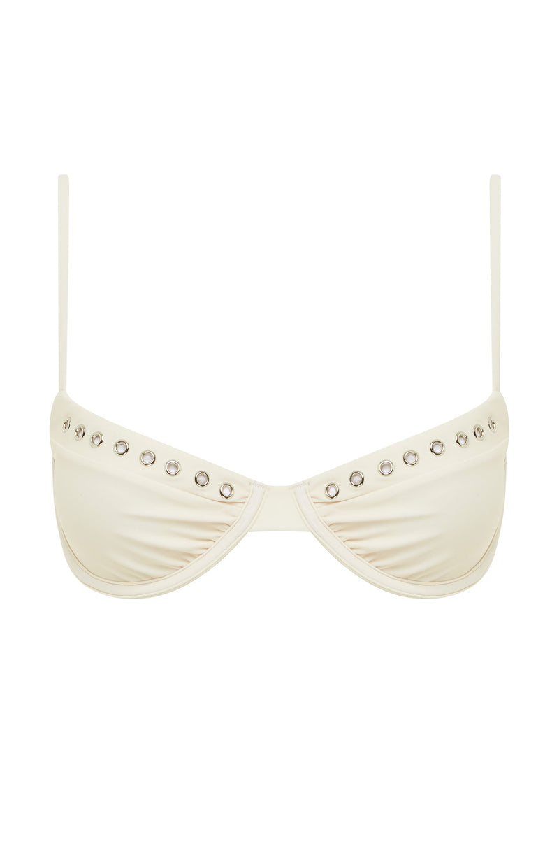 Julia Bikini Top | Off White