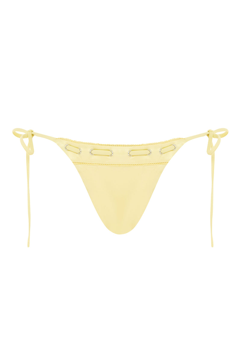 Juni Bikini Bottom | Pale Yellow