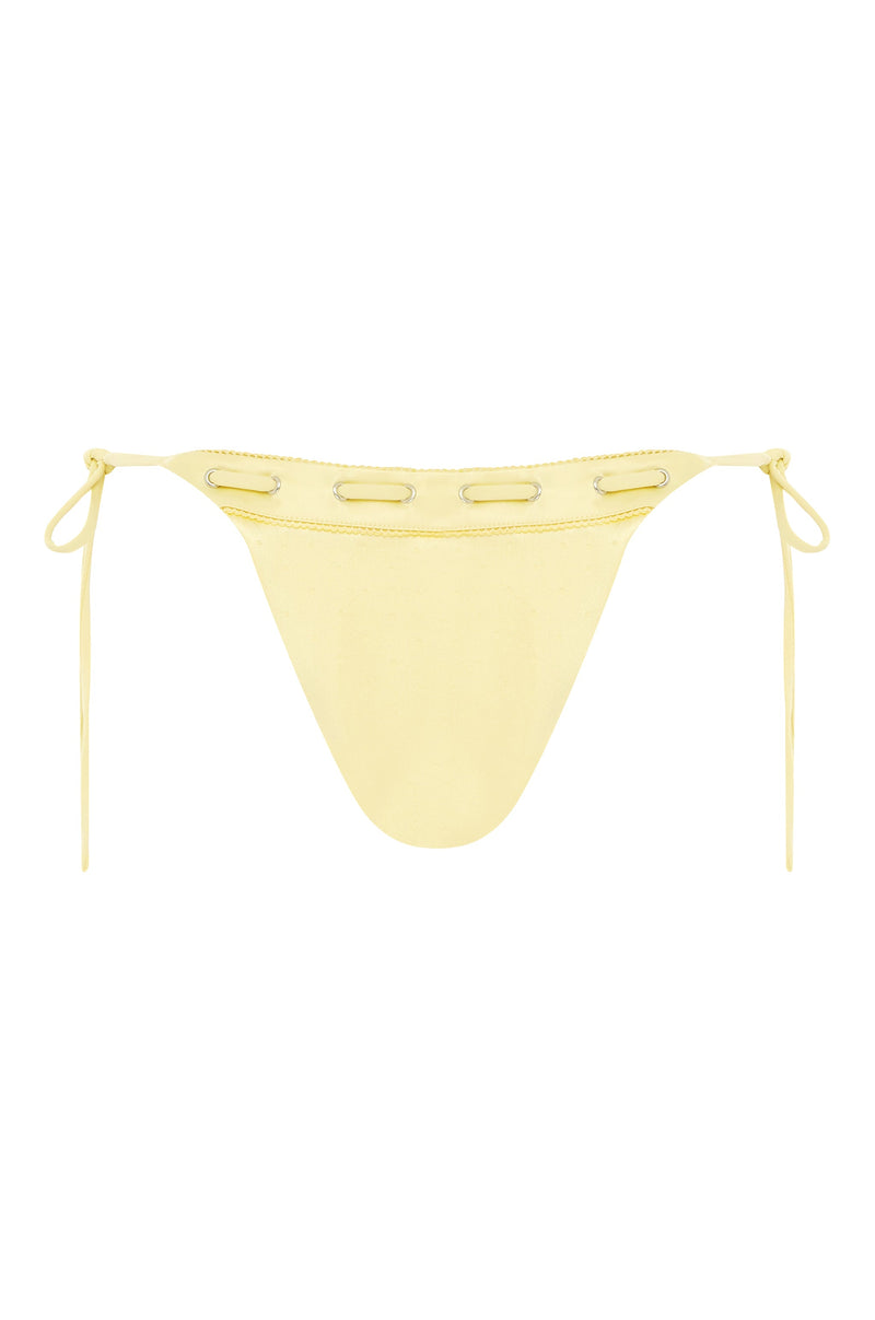 Juni Bikini Bottom | Pale Yellow