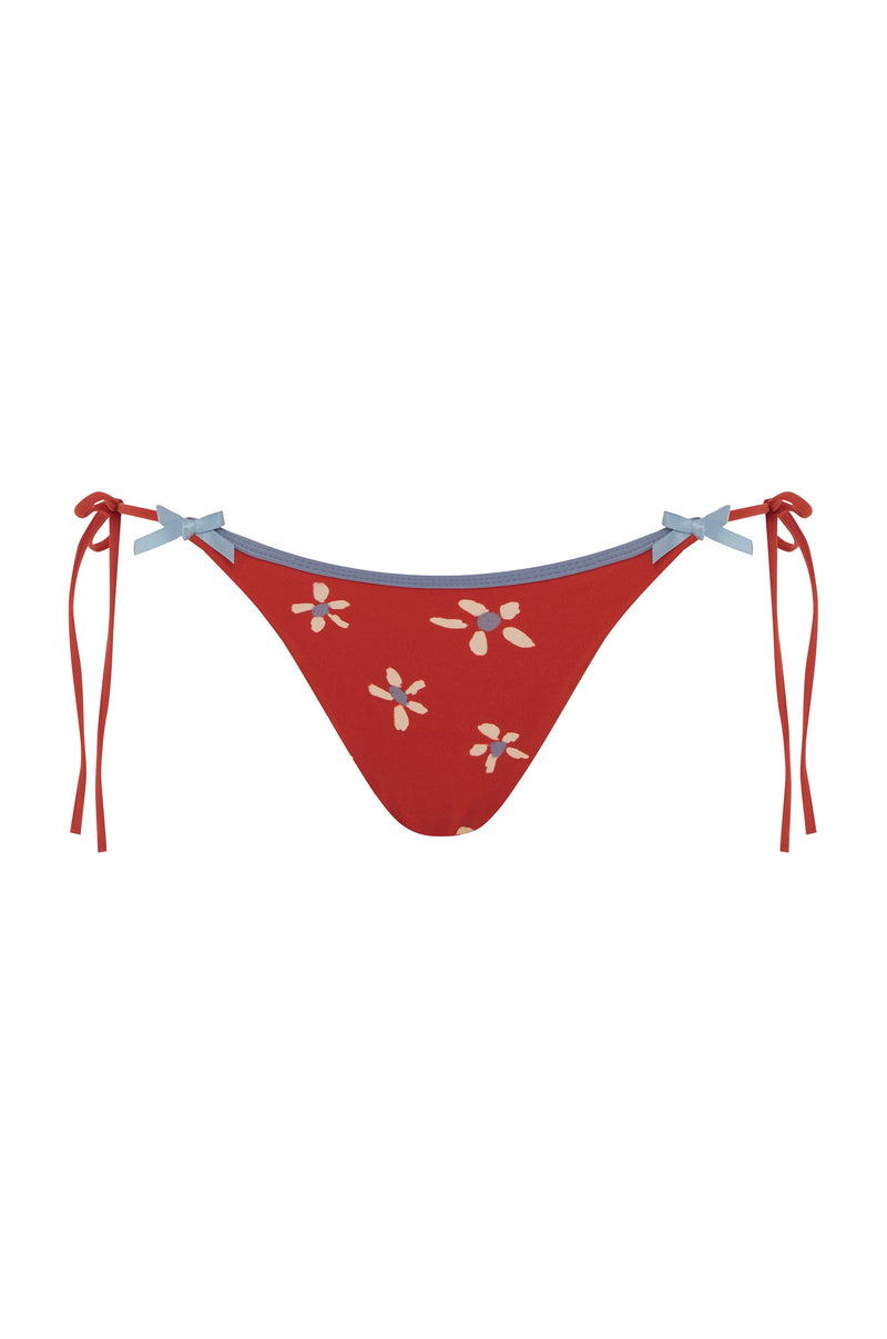 Juni Bikini Bottom | Red Bloom