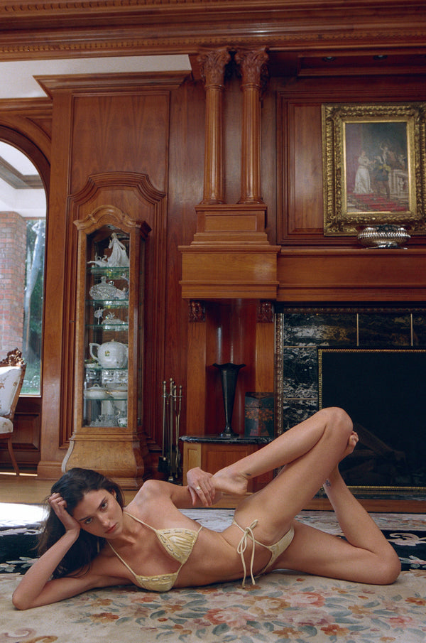 Juni Bikini Top | Pale Yellow