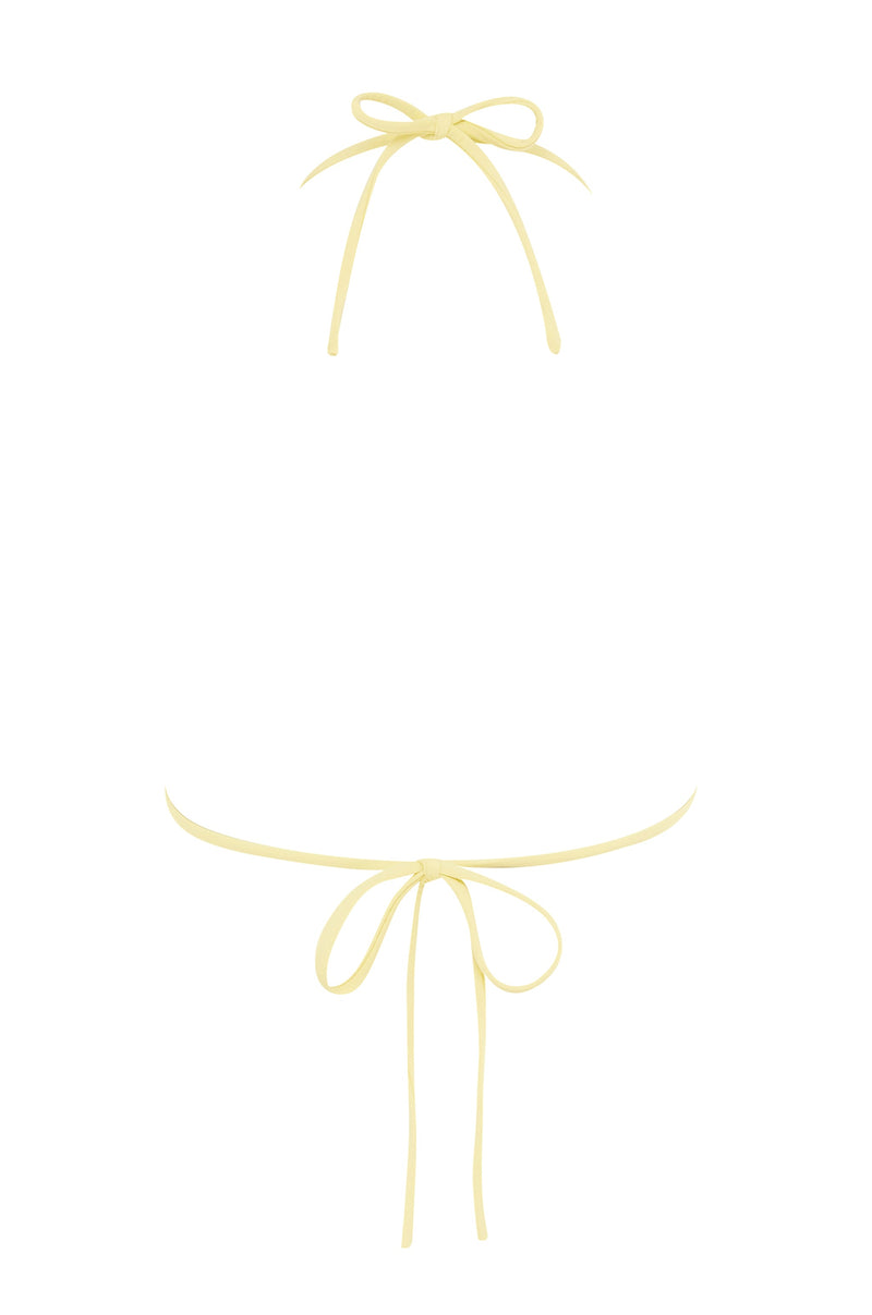 Juni Bikini Top | Pale Yellow