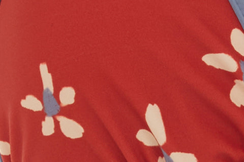 Juni Bikini Top | Red Bloom