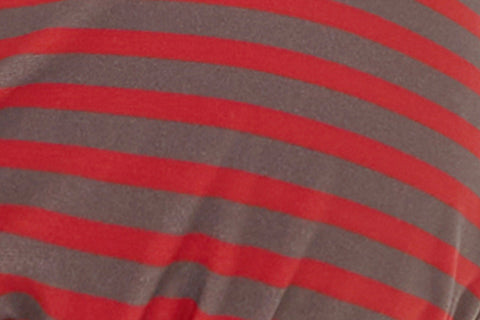 Juni Bikini Top | Red Stripe