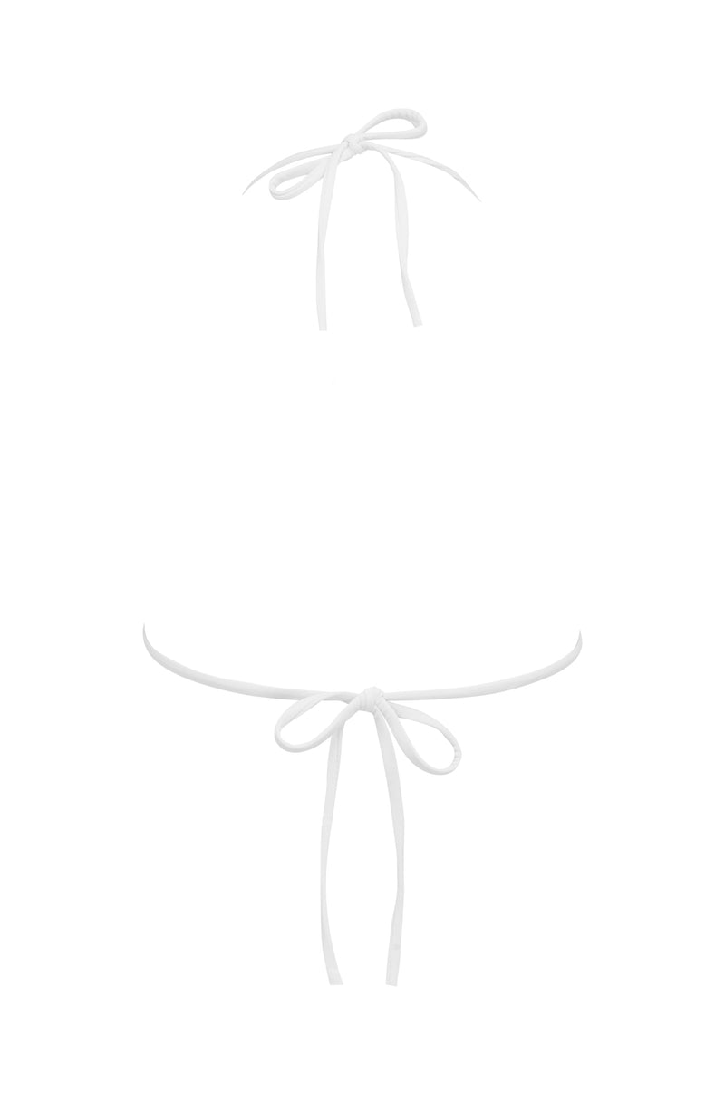 Juni Bikini Top | Red/White Polka Dot