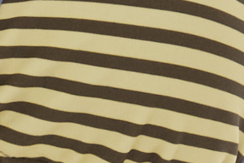 Juni Bikini Top | Yellow Stripe