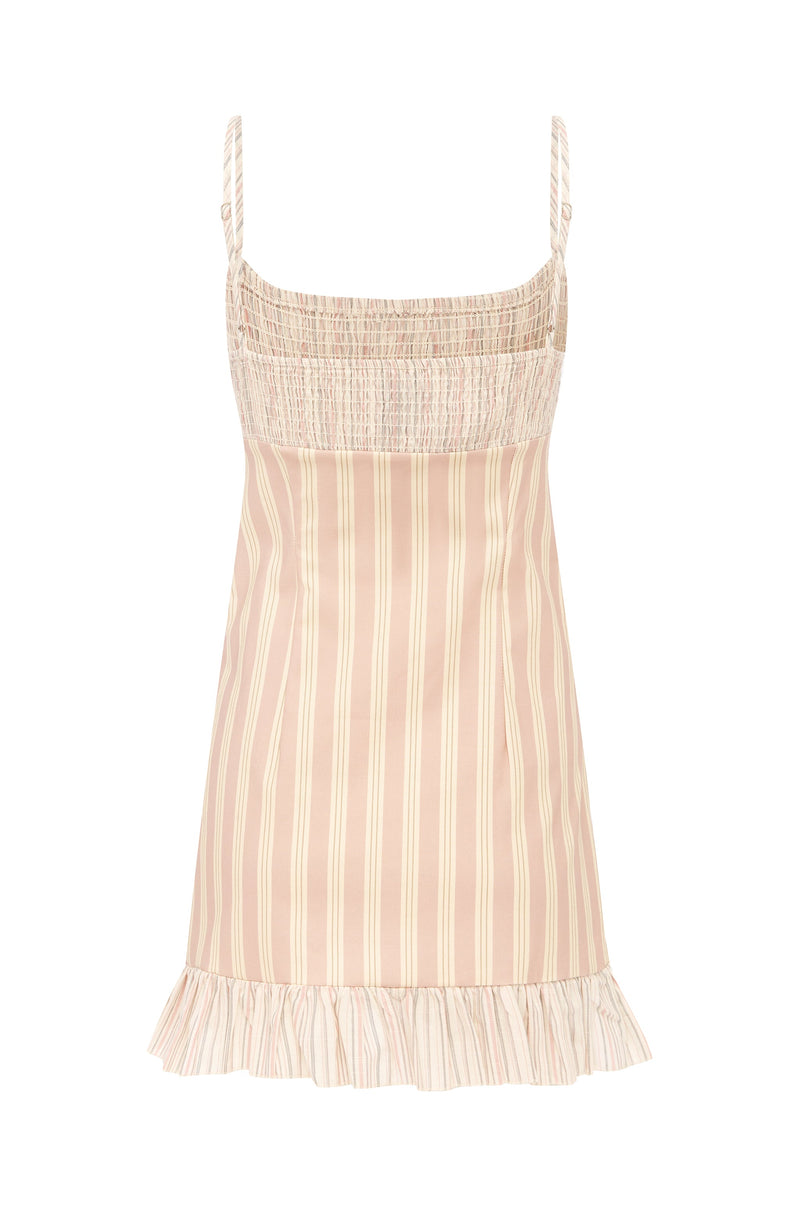 Junie Dress | Pink Stripe