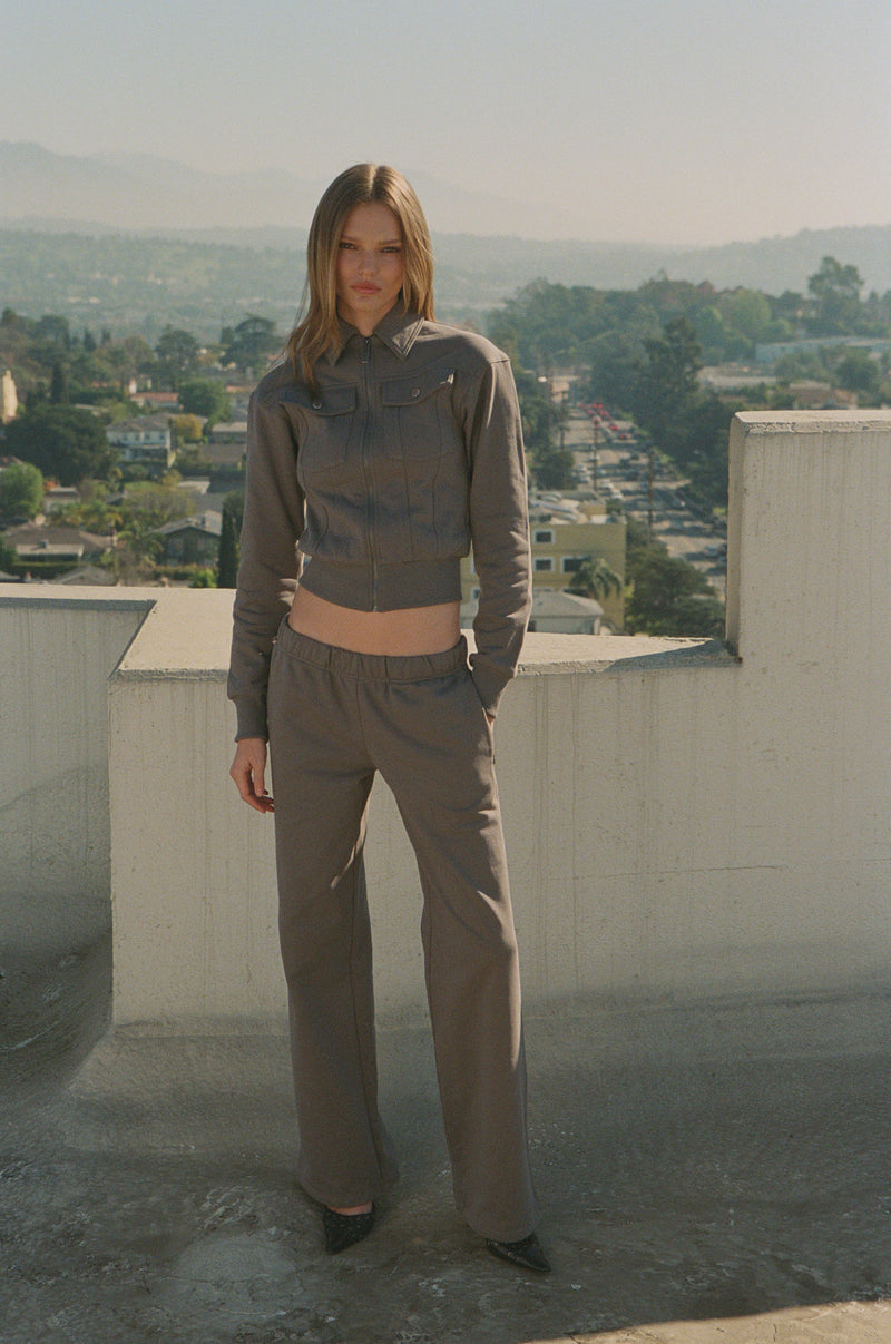 Lexa Track Pant | Charcoal