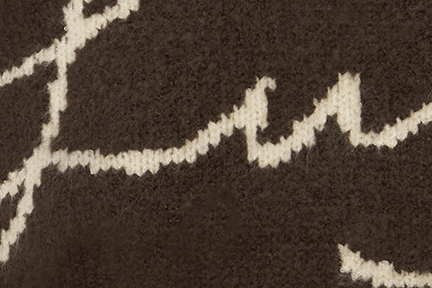 Lucky Days Sweater | Brown/Cream