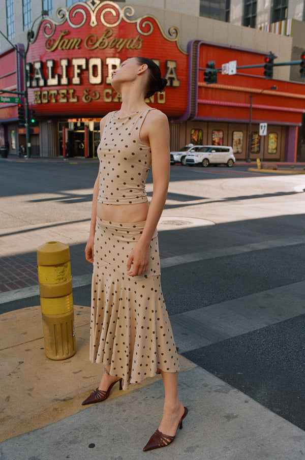 Maeve Midi Skirt | Polka Dot