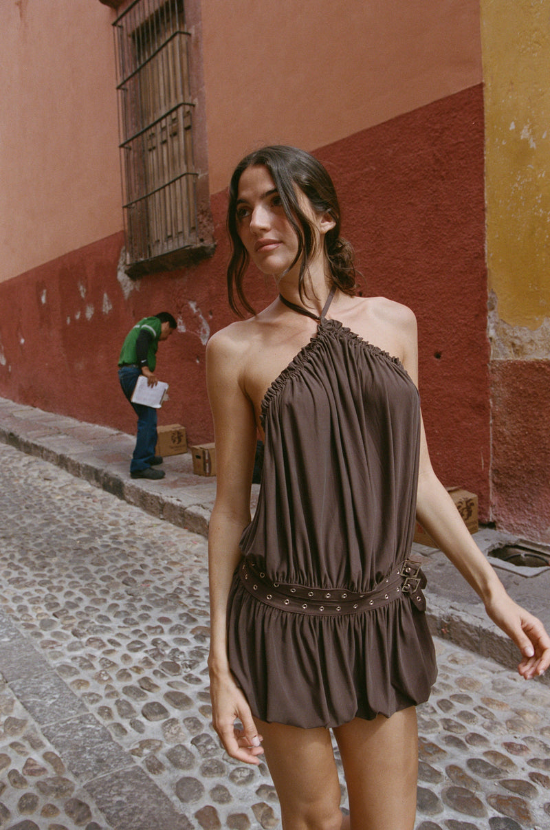 Magnol Dress | Chocolate