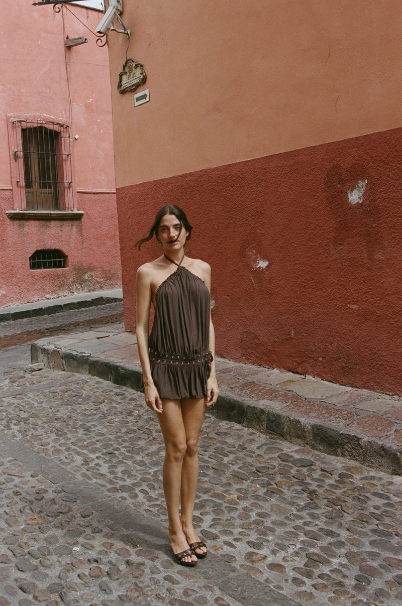 Magnol Dress | Chocolate