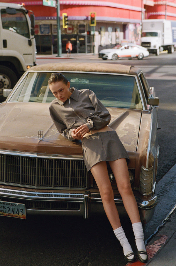 Monroe Jacket | Charcoal