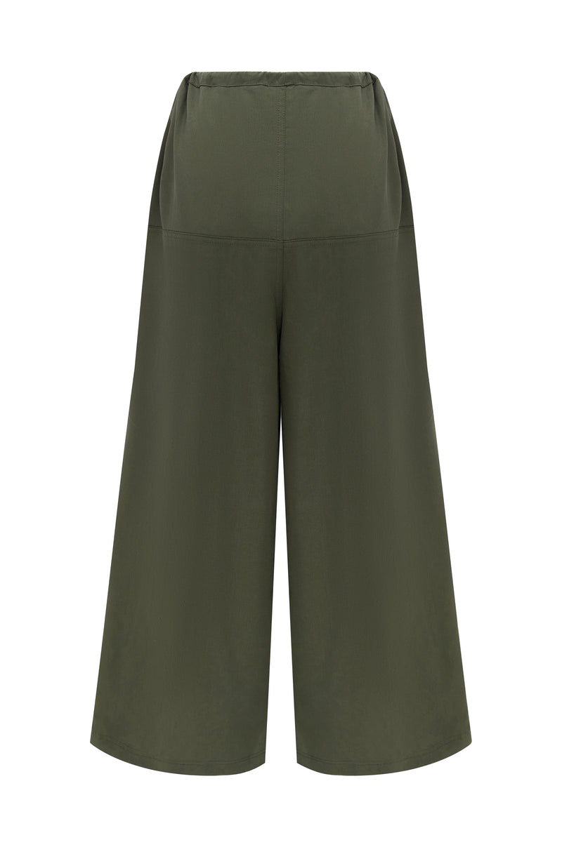 Norah Pants | Khaki Stripe