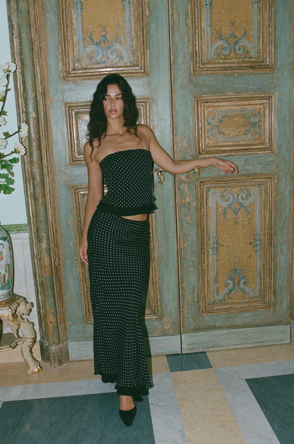 Priya Midi Skirt | Polka Dot