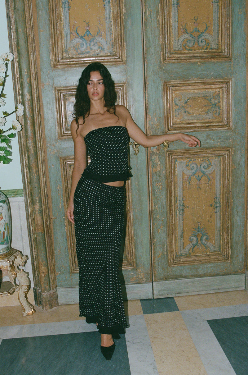 Priya Midi Skirt | Polka Dot