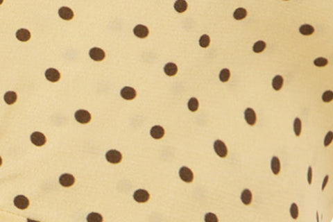 Rendezvous Top | Yellow Polka Dot