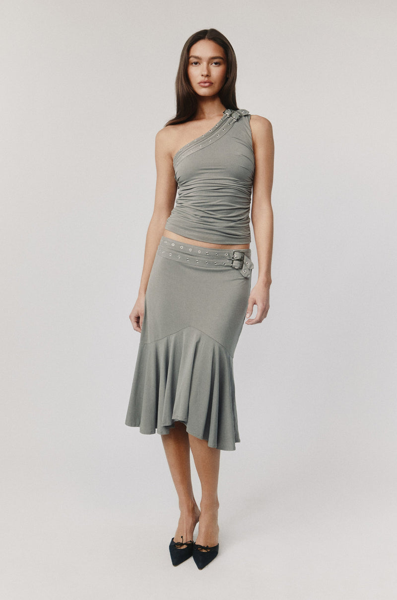 Sloan Skirt | Slate