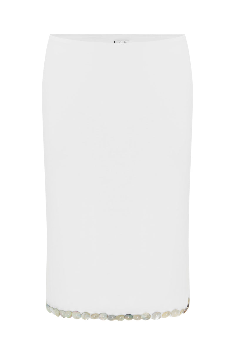 Sonny Midi Skirt | White