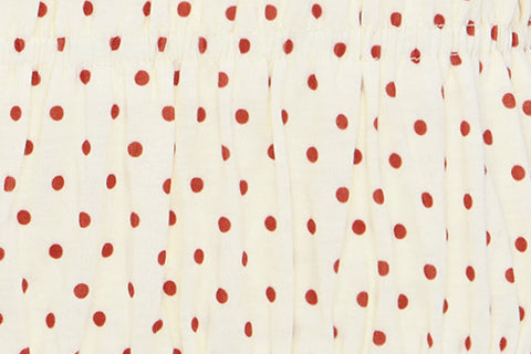 Remie Dress | Cream Polka Dot