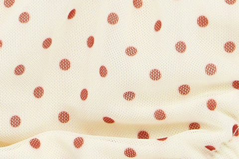 Lottie Bikini Bottom | Cream Polka Dot