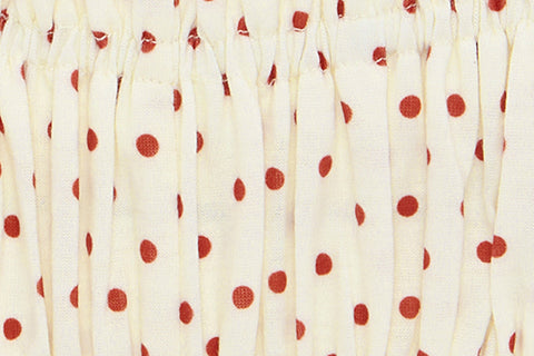Bea Shorts | Cream Polka Dot