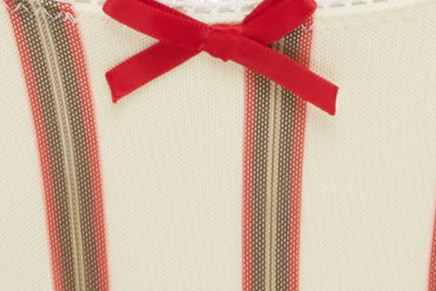 Jeanie Bikini Bottom | Cream Stripe